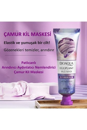 Bioaqua Killi Nemlendiricili Krem Yüz Maskesi 3x50 gr