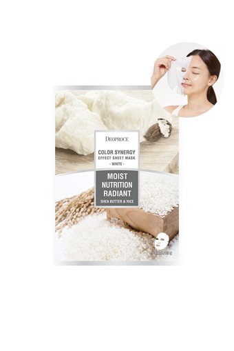 Deoproce Color Synergy White Nemlendiricili Kağıt Yüz Maskesi 20 gr