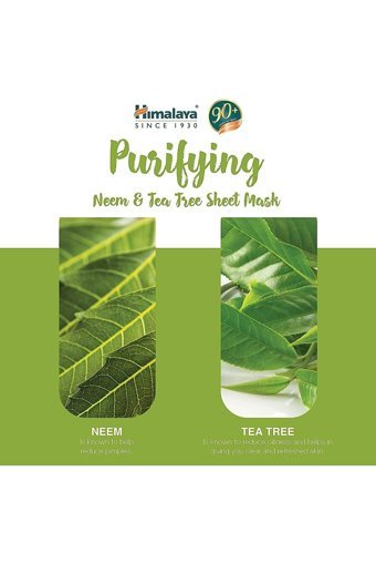 Himalaya Purifying Nemlendiricili Kağıt Yüz Maskesi 4x30 gr