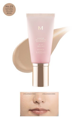 Missha Signature Real Complete No: 23 Hassas Ciltler İçin Suya Dayanıklı Su Bazlı BB Krem Orta Ton