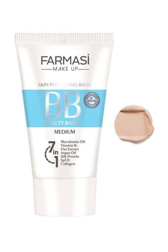 Farmasi 04 Tüm Ciltler İçin Suya Dayanıklı Su Bazlı Sivilce Yapmayan Işıltılı BB Krem Orta Ton