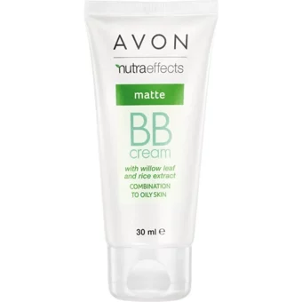 Avon Nutra Effects Yağlı Ciltler İçin Su Bazlı Işıltılı BB Krem Açık Ton