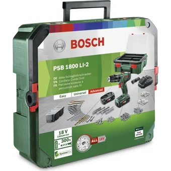 Bosch PSB 1800-Li-2 18 V 1.5 Ah Darbeli Akülü Vidalama Makinesi