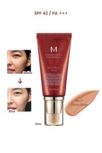 Missha Cream Ex No: 27 Karma Ciltler İçin Suya Dayanıklı Su Bazlı BB Krem Orta Ton