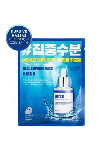 Missha A'Pıeu Real Ampoule Nemlendiricili Soyulabilir Kağıt Yüz Maskesi