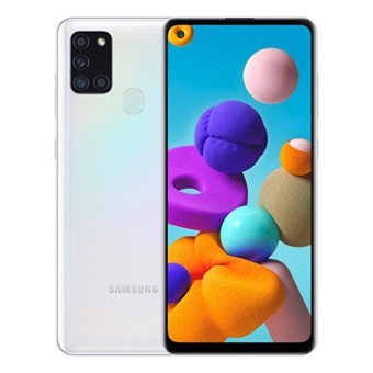 Samsung Galaxy A21S 64 GB Hafıza 4 GB Ram 6.5 inç 48 MP PLS Çift Hatlı 5000 mAh Android Yenilenmiş Cep Telefonu Beyaz