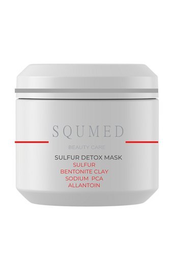 Squmed Sulfur Detox Aloe Veralı Krem Yüz Maskesi 140 ml