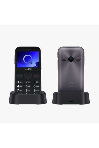 Alcatel 2019G 16 MB Hafıza 8 MB Ram 2.4 inç 0.3 MP TFT 970 mAh Yenilenmiş Cep Telefonu Metalik Gri