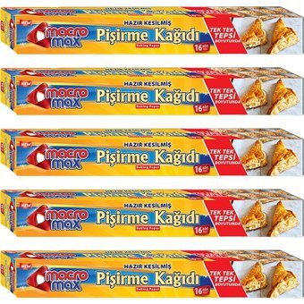 Macro Max Kesilmiş Pişirme Kağıdı 1 Paket