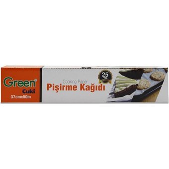 Green Cuki Yağlı Fırın Tepsi Pişirme Kağıdı 10 Kutu