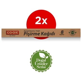 Cook Doğal Pişirme Kağıdı 2 Paket