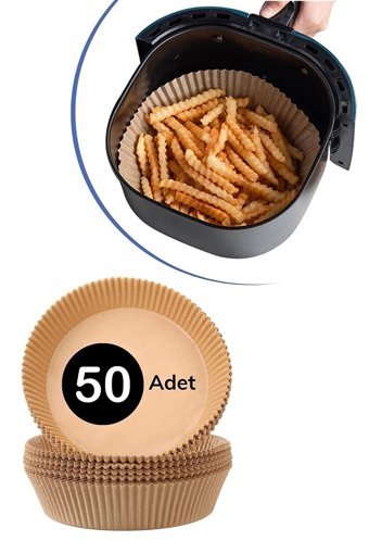 Buffer Yuvarlak Aifryer Pişirme Kağıdı 50 Adet