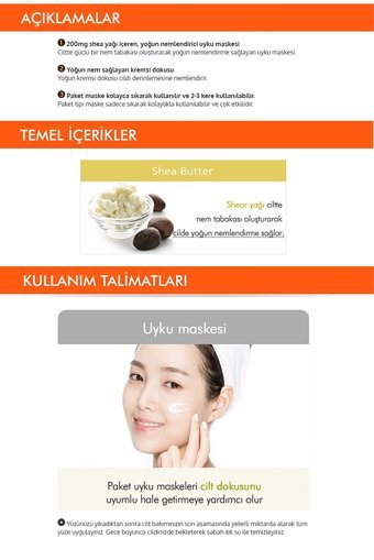 Missha Ocket Pack Nemlendiricili Soyulabilir Krem Yüz Maskesi 10 ml