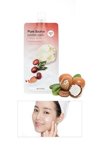 Missha Ocket Pack Nemlendiricili Soyulabilir Krem Yüz Maskesi 10 ml