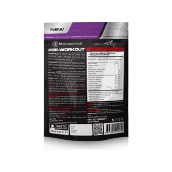 Muscle&Muscle Pre Work Out Orman Meyveleri Aromalı Toz Kreatin 280 gr
