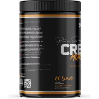 Grizzone Creatine Monohydrate Şeftali Aromalı Toz Kreatin 360 gr