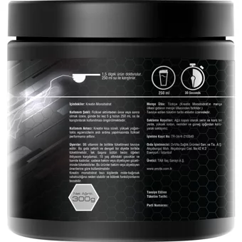 Onvita Creatine Monohydrate Aromasız Toz Kreatin 300 gr