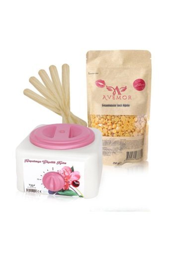 Avemor 1+1 Boncuk Ağda Makinesi + Boncuk Ağda + Spatula