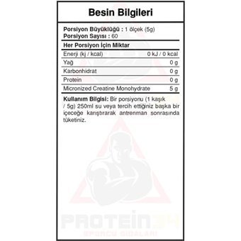 Bigjoy Sports Creabig Ahududu Aromalı Toz Kreatin 300 gr