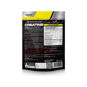 Muscle&Muscle Micronised Creatine Monohydrate Aromasız Toz Kreatin 240 gr