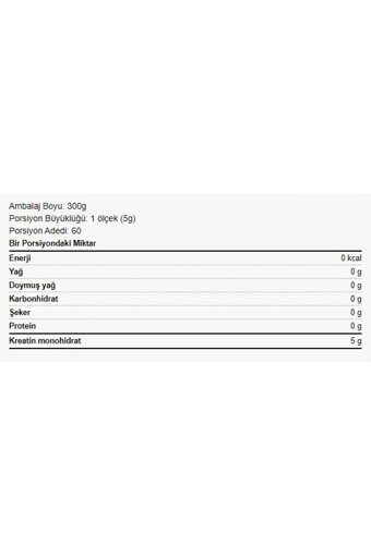 Xtreme Nutrition Xtreme Creatine Power Aromasız Toz Kreatin 300 gr