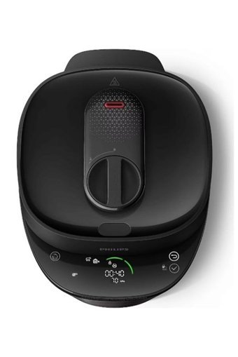 Philips 1000 W Paslanmaz Çelik 5 lt Hazneli Dokunmatik Zamanlayıcılı Buharlı Pişirici Siyah