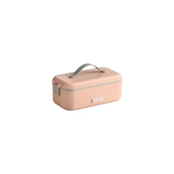 Dake 300 W Paslanmaz Çelik 0.4 lt Hazneli Zamanlayıcılı Buharlı Pişirici Pembe
