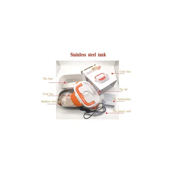 Dake 40 W Plastik 1.5 lt Hazneli Zamanlayıcılı Buharlı Pişirici Kırmızı