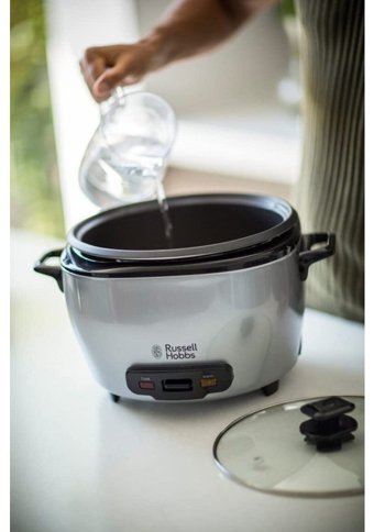 Russell Hobbs 23570-56 1000 W Paslanmaz Çelik 5 lt Hazneli Zamanlayıcılı Buharlı Pişirici Gri