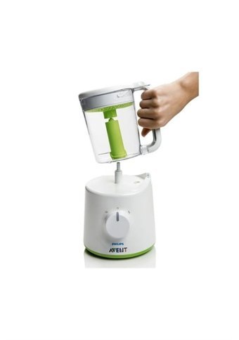 Philips Avent Scf870/22 400 W Plastik 1 Kademeli 0.8 lt Hazneli Zamanlayıcılı Buharlı Pişirici Yeşil