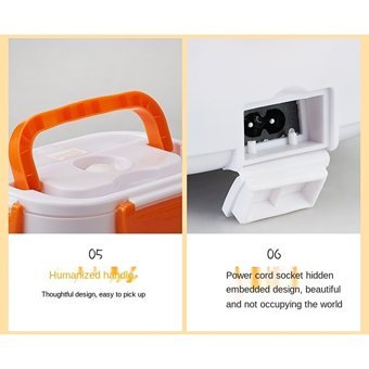 Dake 40 W Plastik 1.5 lt Hazneli Zamanlayıcılı Buharlı Pişirici Yeşil