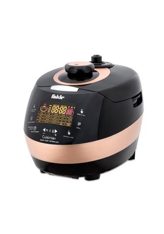 Fakir Cuisinier 1300 W Paslanmaz Çelik 5 lt Hazneli Dokunmatik Zamanlayıcılı Çok Amaçlı Buharlı Pişirici Siyah