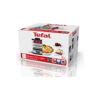 Tefal Vc300831 1000 W Paslanmaz Çelik 10 lt Hazneli Zamanlayıcılı Buharlı Pişirici Siyah