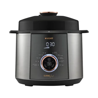 Arçelik Mc 6056 I 1100 W Paslanmaz Çelik 5.5 lt Hazneli Zamanlayıcılı Çok Amaçlı Buharlı Pişirici Gri