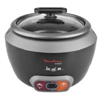 Moulinex MK1568 ‎700 W Paslanmaz Çelik 1.8 kg Hazneli Zamanlayıcılı Buharlı Pişirici Siyah