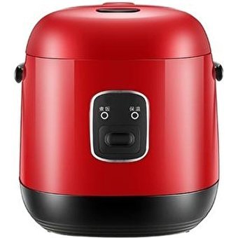 Xinhang 200 W Paslanmaz Çelik 1.2 lt Hazneli Buharlı Pişirici Kırmızı