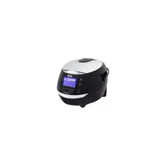 Fakir Guvech 1020 W Paslanmaz Çelik 5 lt Hazneli Dokunmatik Zamanlayıcılı Çok Amaçlı Buharlı Pişirici Siyah