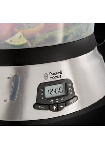 Russell Hobbs 23560-56 1000 W Paslanmaz Çelik 10.5 lt Hazneli Zamanlayıcılı Buharlı Pişirici Gri