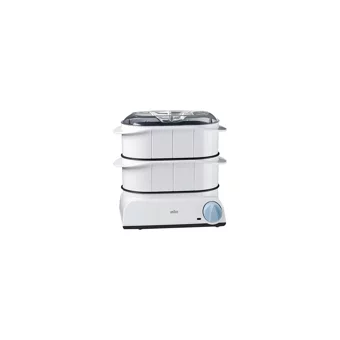 Braun FS 20 850 W Plastik Zamanlayıcılı Buharlı Pişirici Beyaz