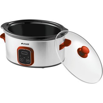 Arçelik K 1293 220 W Paslanmaz Çelik 6 lt Hazneli Zamanlayıcılı Buharlı Pişirici Gri