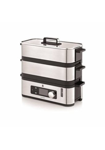 Wmf Kitchen Minis 900 W Paslanmaz Çelik 2 Kademeli 4.3 lt Hazneli Zamanlayıcılı Buharlı Pişirici Gri