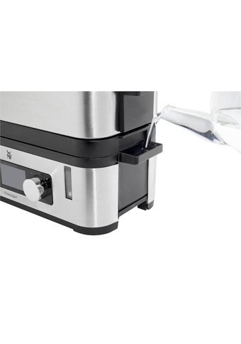 Wmf Kitchen Minis 900 W Paslanmaz Çelik 2 Kademeli 4.3 lt Hazneli Zamanlayıcılı Buharlı Pişirici Gri