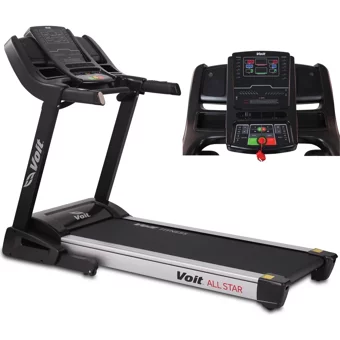 Voit All-Star 120 Kg Kapasiteli Motorlu Katlanabilir Koşu Bandı Siyah