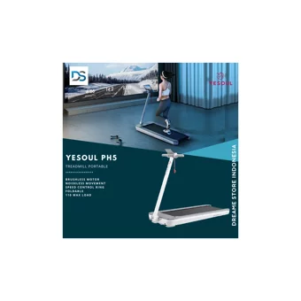 Yesoul PH5 Smart 110 Kg Kapasiteli Motorlu Katlanabilir Koşu Bandı Siyah