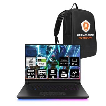 Asus ROG Strix G16 Ultra 9 275HX 32GB 256GB SSD RTX5090/24GB 175W 240HZ 16'' 2.5K W11P Gaming & PER4