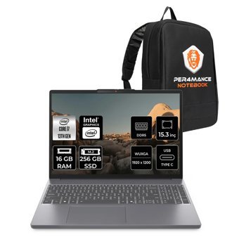 Lenovo IdeaPad Slim 3 i7 13620H 16GB 256GB SSD 15.3" WUXGA FDOS Taşınabilir Bilgisayar & PER4 Çanta