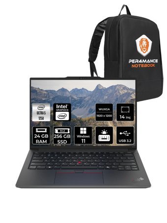 Lenovo ThinkPad E14 G6 Ultra 5 125U 24GB 256GB SSD 14'' WUXGA W11P 21M7002PTX & PER4 ÇANTA