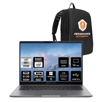 Asus Expertbook P3 i7 13620H 8GB DDR5 256GB SSD 14" WUXGA W11P P3405CVA Dizüstü Bilgisayar & ÇANTA
