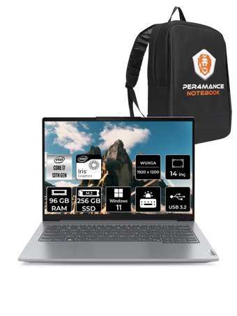 Lenovo ThinkBook 14 G6 i7 13700H 96GB DDR5 256GB SSD 14'' FHD+ W11H Dizüstü Bilgisayar & PER4 ÇANTA