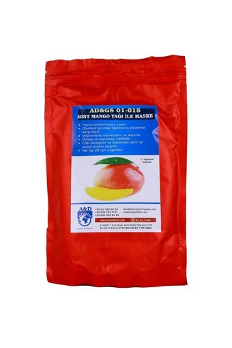 Alexdello Hint Mango Yağı Nemlendiricili Toz Yüz Maskesi 350 gr
